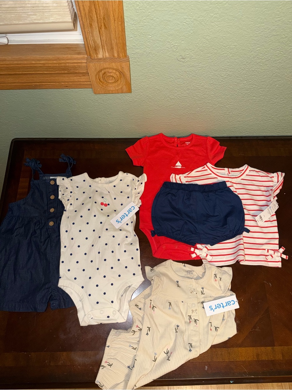 NWT CARTERS baby girl clothing bundle